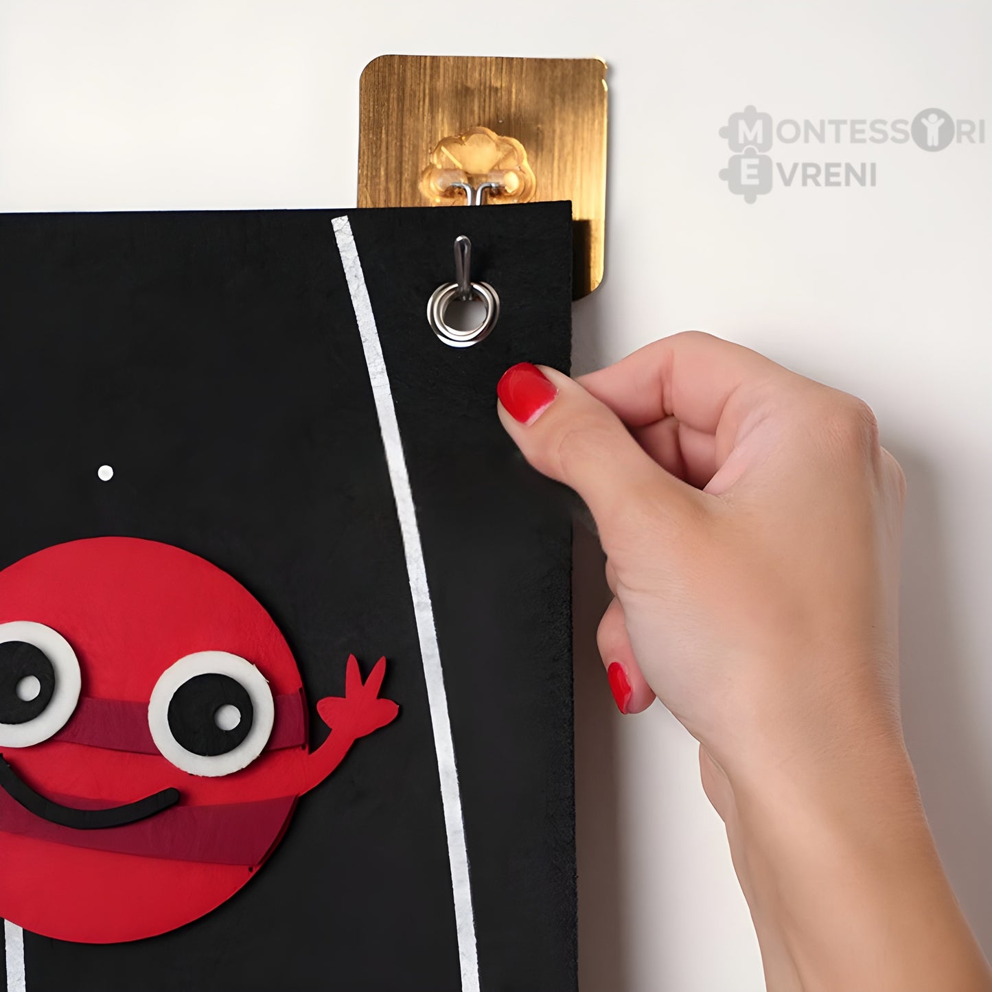 Montessori Keçe Oyun ve Öğrenme Tahtası