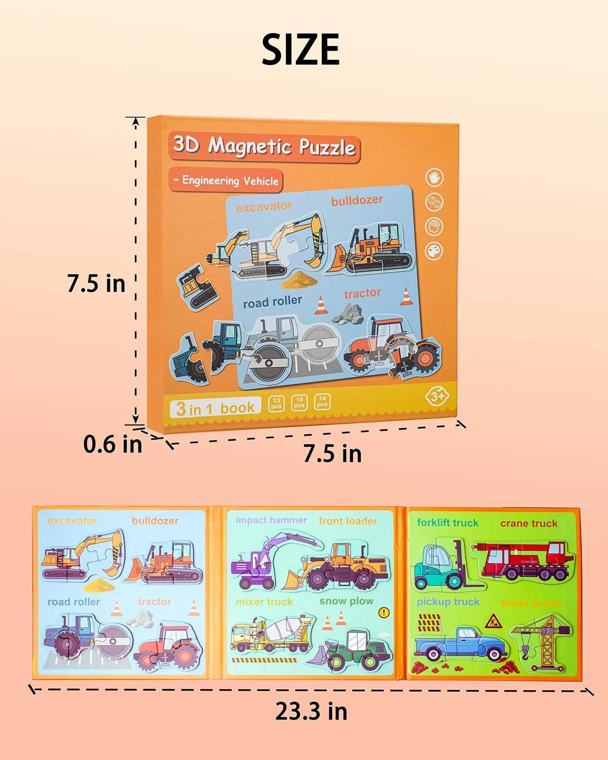 Montessori Manyetik Hikayeli Bulmaca Kitapları