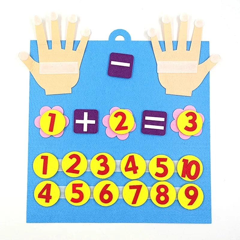 Montessori Keçe Parmak Numaraları