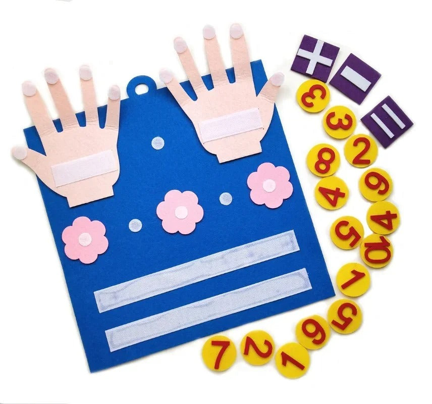 Montessori Keçe Parmak Numaraları