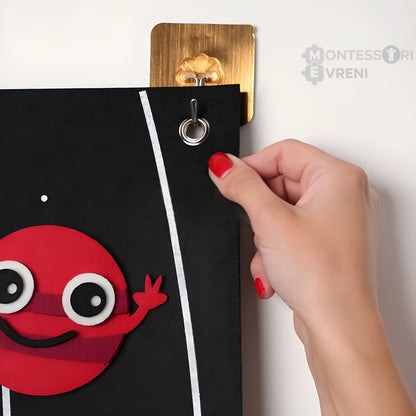 Montessori Keçe Oyun ve Öğrenme Tahtası