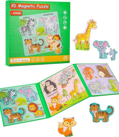 Montessori Manyetik Hikayeli Bulmaca Kitapları