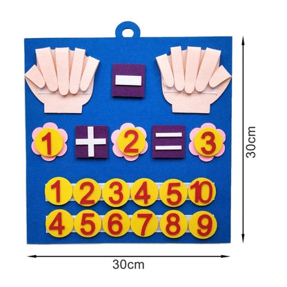 Montessori Keçe Parmak Numaraları