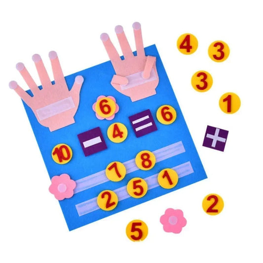 Montessori Keçe Parmak Numaraları