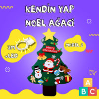 MODEL 2  | 32 Parça ve LED'li Noel Ağacı